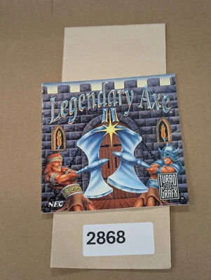 Legendary Axe II - Turbo Grafx - Manual Only **NO GAME! - Image 1 of 2