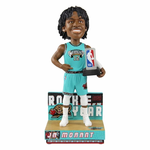 Ja Morant Memphis Grizzlies 2020 Rookie of the Year Bobblehead NBA Cover