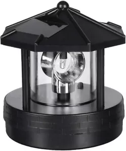 Rotating Solar Lighthouse LED - Waterproof Garden Decor Light - Picture 1 of 1