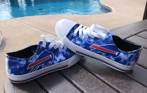Rare Buffalo Bills Women’s Size 10 Foco Low Top NFL Team Sneaker…Go Bills! Cover