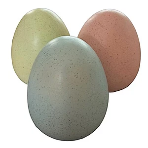 ACCUPOWER Ceramic Easter Egg Figurine 5.5” (set of 3) - Picture 1 of 5