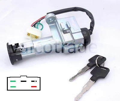 Barril de encendido y llaves se adaptan a Sym Jet 4 Symphony Fiddle 50cc 100cc juego de bloqueo interruptor Foto 1 de 3