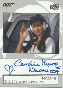 Tarjeta autógrafa Upper Deck James Bond Collection 2019: A-CM Caroline Munro - Imagen 1 de 1