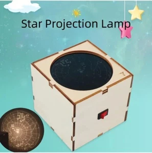 Wooden Solar Projection Box Do It Yourself Science Kit Technology Project - Picture 1 of 4