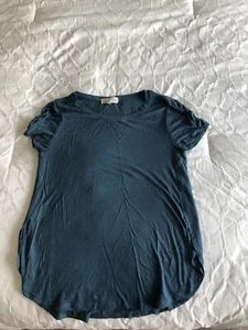 Pink Rose Women Shirt Size Small Blue - Picture 1 of 1