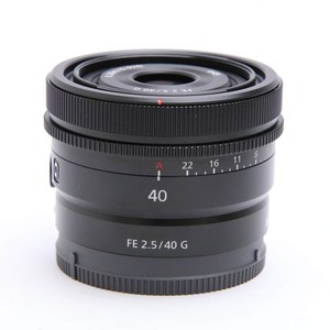 SONY FE 40mm F/2.5G SEL40F25G (for SONY E mount) -Near Mint-#236