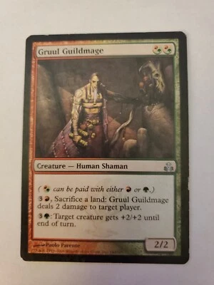 MTG Magic The Gathering Card Gruul Guildmage Creature Human Shaman Guildpact  - Image 1 of 2