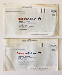 Vintage American Airlines Mail Direct Distributions Systems Invoice 1990 AA - Picture 1 of 2