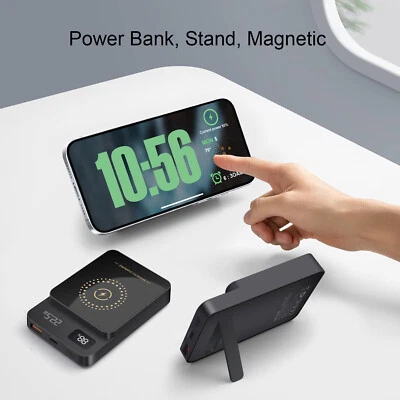 10000mAh PD Magnetic Power Bank Fast Wireless Charging Power For iPhone 17 16 15 - Image 1 of 4
