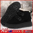 Kids Casual Short Boots Non-slip Winter Snow Boots For Boys Girls (black 33)