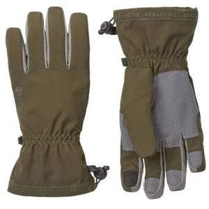 Sealskinz Drayton WP Lightweight Gauntlet Glove Olive - Picture 1 of 7