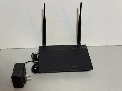 ✔️ ASUS ✔️ N300 RT-N12 802.11 300Mbps Wireless Router with A/C Adapter BUNDLE - Image 1 of 4