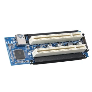 PCI-E To PCI Adapter Card PCI-E To Dual PCI Slot Expansion Card Support Cap HLF - Photo 1/10