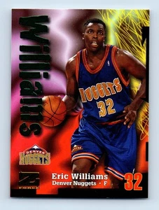 1997-98 SkyBox Z-Force Eric Williams Denver Nuggets #119 - Picture 1 of 2