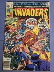 MARVEL COMICS - DIE EINDRINGLINGE - BAND 1 - # 21 - OKTOBER 1977 - BRONZEZEIT - Bild 1 von 12