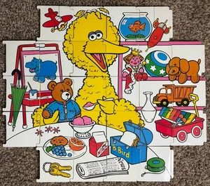 26x Vintage 1997 Sesame Street Interlocking Alphabet Puzzle Book Letters A-Z Set - Picture 1 of 9