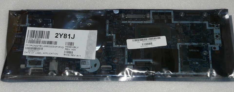 Nuevo DELL LATITUDE 7340 OASIS 13 Placa Base Intel i7 1365U 5.2GHz 32GB RAM - Imagen 1 de 1