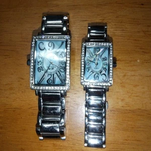 R Kikuchi Quartz Watch Pair Set - Men’s & Women’s, Arabic Numerals, - Picture 1 of 5