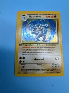 Pokémon/Pokemon Karte: Machomei 1 Edition Holo (Baseset 8/102) - Bild 1 von 16