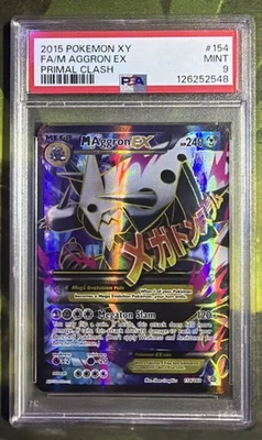 M Aggron EX 154/150 Full Art - XY Primal Clash - PSA 9 MINT - Image 1 of 4