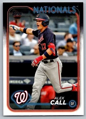 2024 Topps Alex Call Washington Nationals #496 - Image 1 of 2