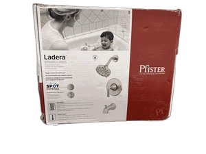 Pfister Ladera Tub and Shower Faucet Spot Defense Brushed Nickel w/ Valve - Picture 1 of 1