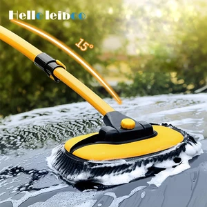 New Car Wash Mop Cleaning Brush Telescoping Long Handle Cleaning Mop Brush Tool - Picture 1 of 11