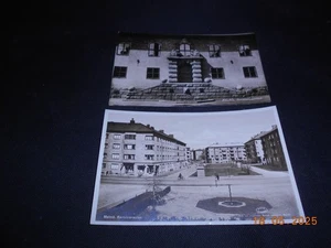 2 Ansichtskarten Malmö Schweden 1938 Gebäude - Picture 1 of 2