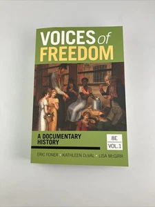 Voices of Freedom: A Documentary History 8E (Volume 1) First Ed. - Bild 1 von 5