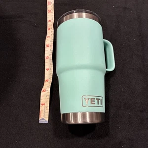 Yeti Becher 25 oz Strohhalmdeckel (Strohhalm fehlt) Farbe türkis - Bild 1 von 8
