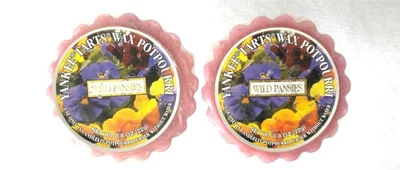 2 tortas de vela de cera YANKEE 6 HORAS FLOR MARICAS FLORES FLORAIS 0,8 OZ NOVO LACRADO EUA - Imagem 1 de 2