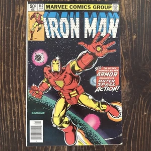 Iron Man #142 Newsstand (Marvel 1981) Debut of Iron Man’s Space Armor I VF+ - Picture 1 of 8