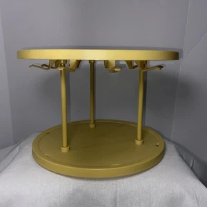 Vintage Rubbermaid Party Plan Lazy Susan Tasse Karussell Ernte Gold Spins - Bild 1 von 9