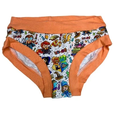 Handmade Harry Potter Chibi Panty | Whimsical Wizard Undie Cotton Brief - XS - Image 1 of 4