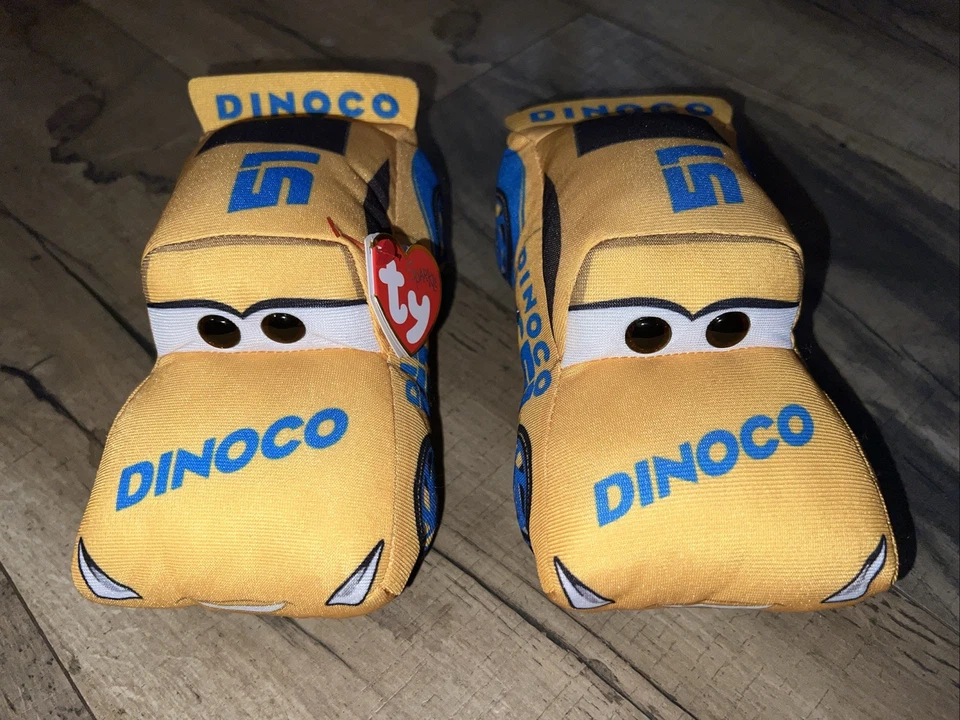 Ty Beanie Babies Sparkle Cruz Ramirez Plush 2017 Disney Cars 3 Dinoco 42255