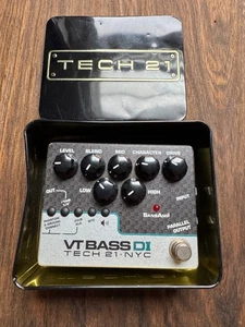 Pedal de preamplificador Tech 21 NYC SansAmp VT Bass DI 100 % circuito analógico caja directa - Imagen 1 de 12