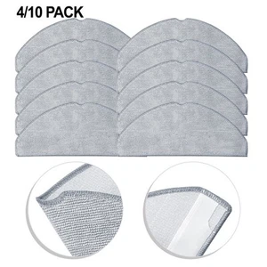 10 Pack Mop Cloths for Roborock For Q7 M5 For Q7 TF For Q7T Vacuum Cleaners - Picture 1 of 24