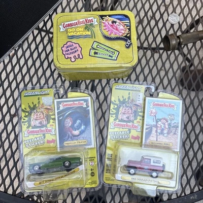 Garbage Pail Kids Limited Edition Die cast Cars 77 Dodge 65 Nissan And Tin - Image 1 of 4