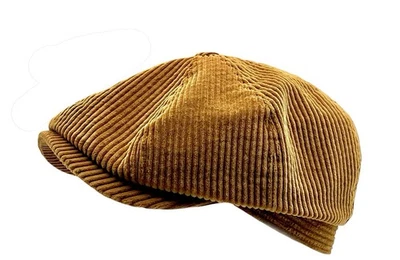 BAKERBOY Schiebermütze GÖTTMANN Kingston CORD braun/camel bis Gr.62