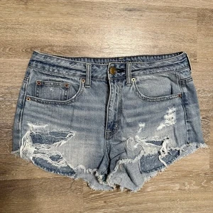 Pantalones cortos para mujer American Eagle tiro alto festival talla 6 - Imagen 1 de 4