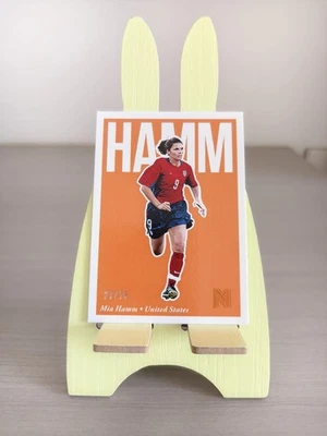 Mia Hamm 2017 Panini Nobility Legend laranja 27/75 EUA Washington Freedom - Imagem 1 de 2
