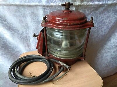 RARE Old Vintage Retro Light Lamp Lantern USSR SOVIET Ship Navy • 332.74$