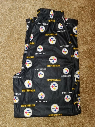 PITTSBURGH STEELERS FLEECE PAJAMA PANTS/BOTTOMS BOYS 4/5 BRAND NEW WITH TAGS! Cover