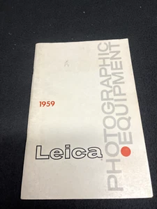 Catálogo de equipos fotográficos Leica 1959 - Imagen 1 de 4