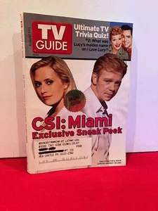 TV Guide August 7-13, 2005 - CSI Miami - Picture 1 of 5
