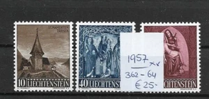 LIECHTENSTEIN @ 1957 Michel 362-364 nuovo di zecca @ Lie.58 - Foto 1 di 1