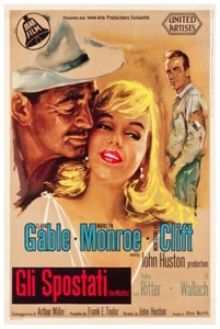 The Misfits 1961 - Italienisch - Vintage Classic Movie Poster - Bild 1 von 7