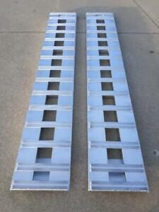 7' Aluminum Ramp Car Atv truck trailer Ramp 2 Ramp = 6000lb Capacity 84" pair