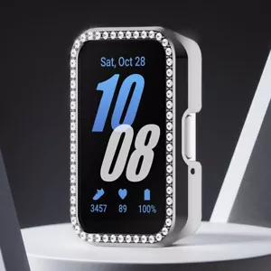 PC Diamond Inlaid Case Protective Case Frame Dustproof for Samsung Galaxy Fit 3 - Zdjęcie 1 z 27