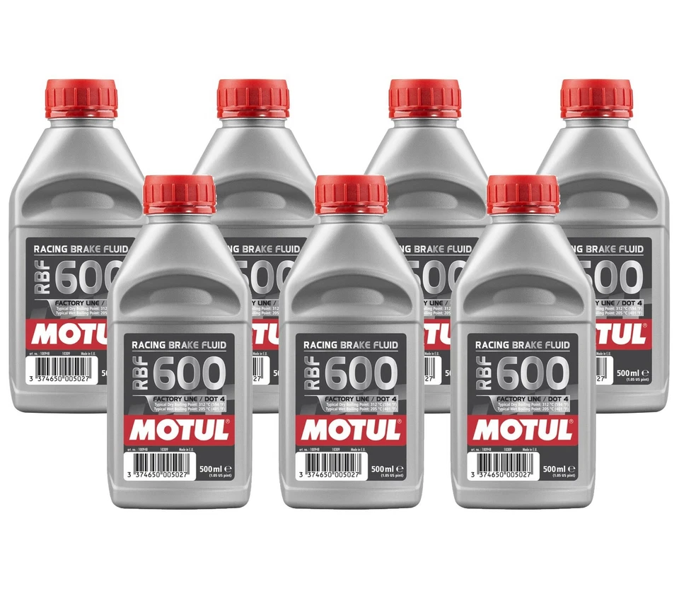 Fluido de freio de corrida Motul RBF 600 FL - 3,5L AM - Totalmente sintético DOT 4 (7 x 0,5L) - Imagem 1 de 1